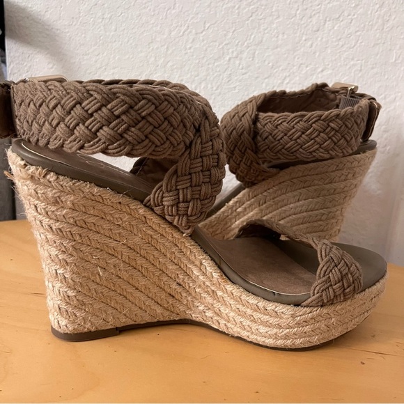 Jessica Simpson Platform Espadrille Sandal Crossover Strap Size 9.5 - Picture 6 of 13